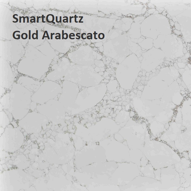 Кварцевый агломерат SmartQuartz Gold Arabescato